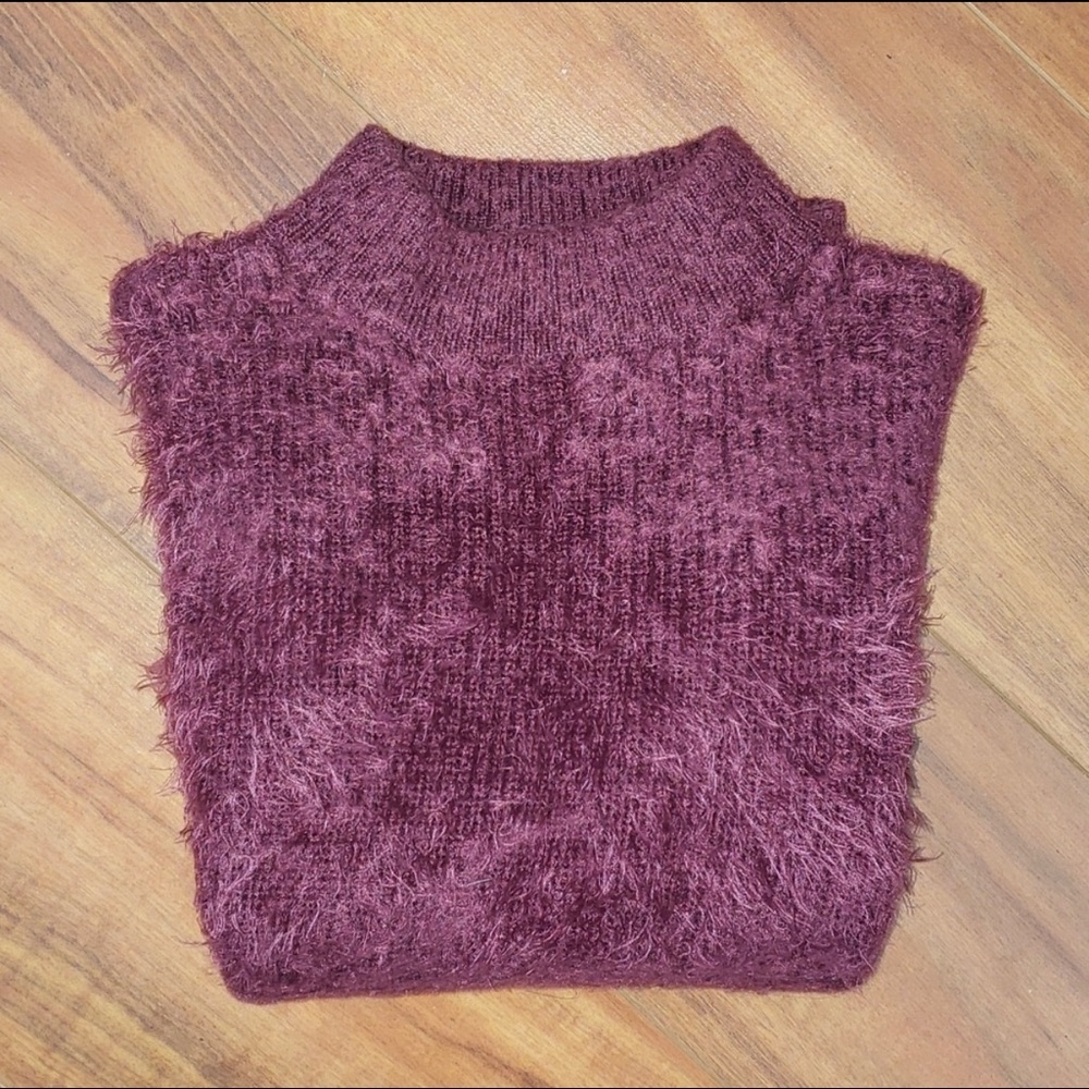 A NEW DAY FURRY MOCK TURTLENECK PULLOVER SWEATER - Picture 8 of 9